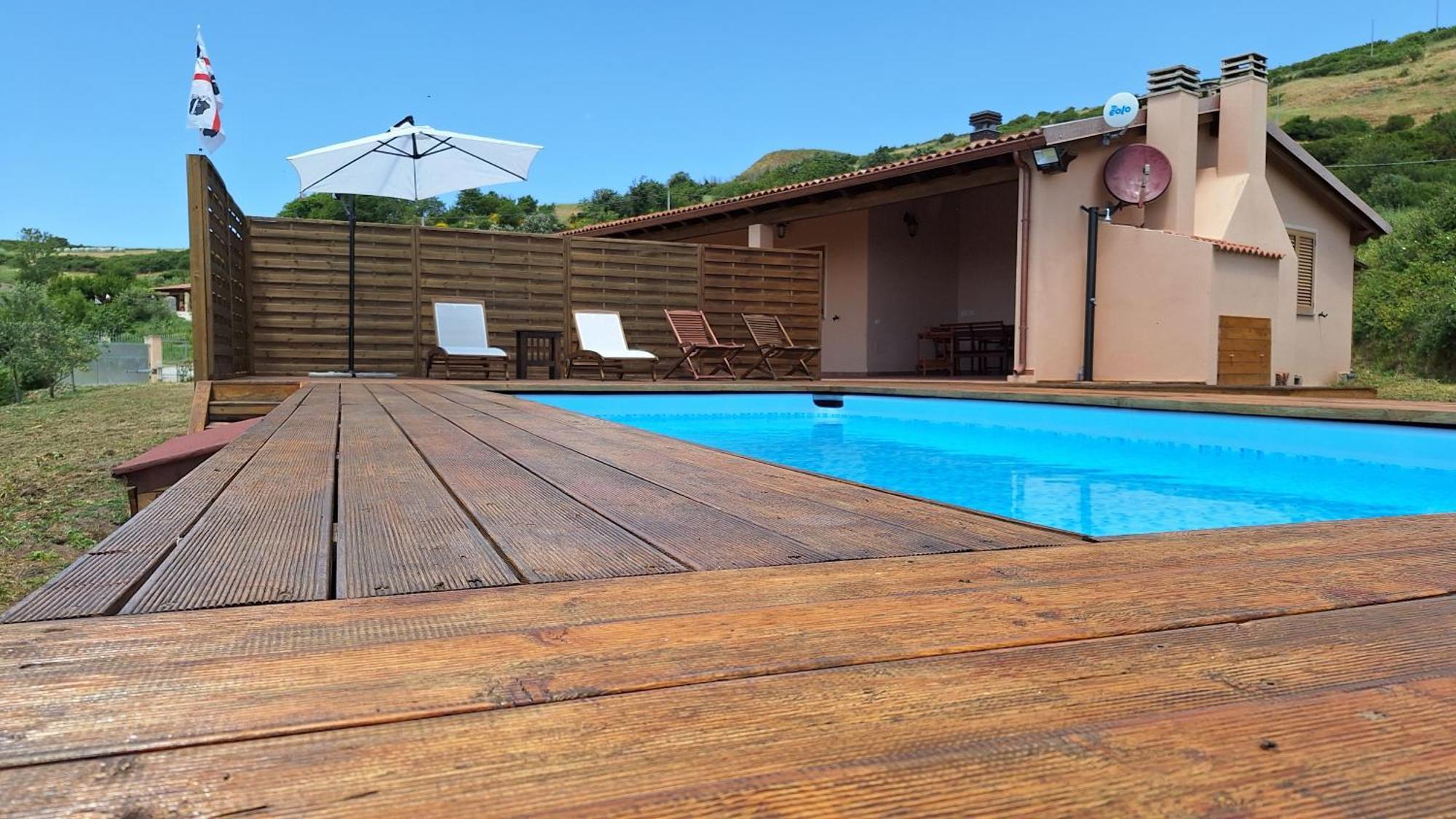 Villa Marci Con Piscina Privata A Nulvi Quarto foto