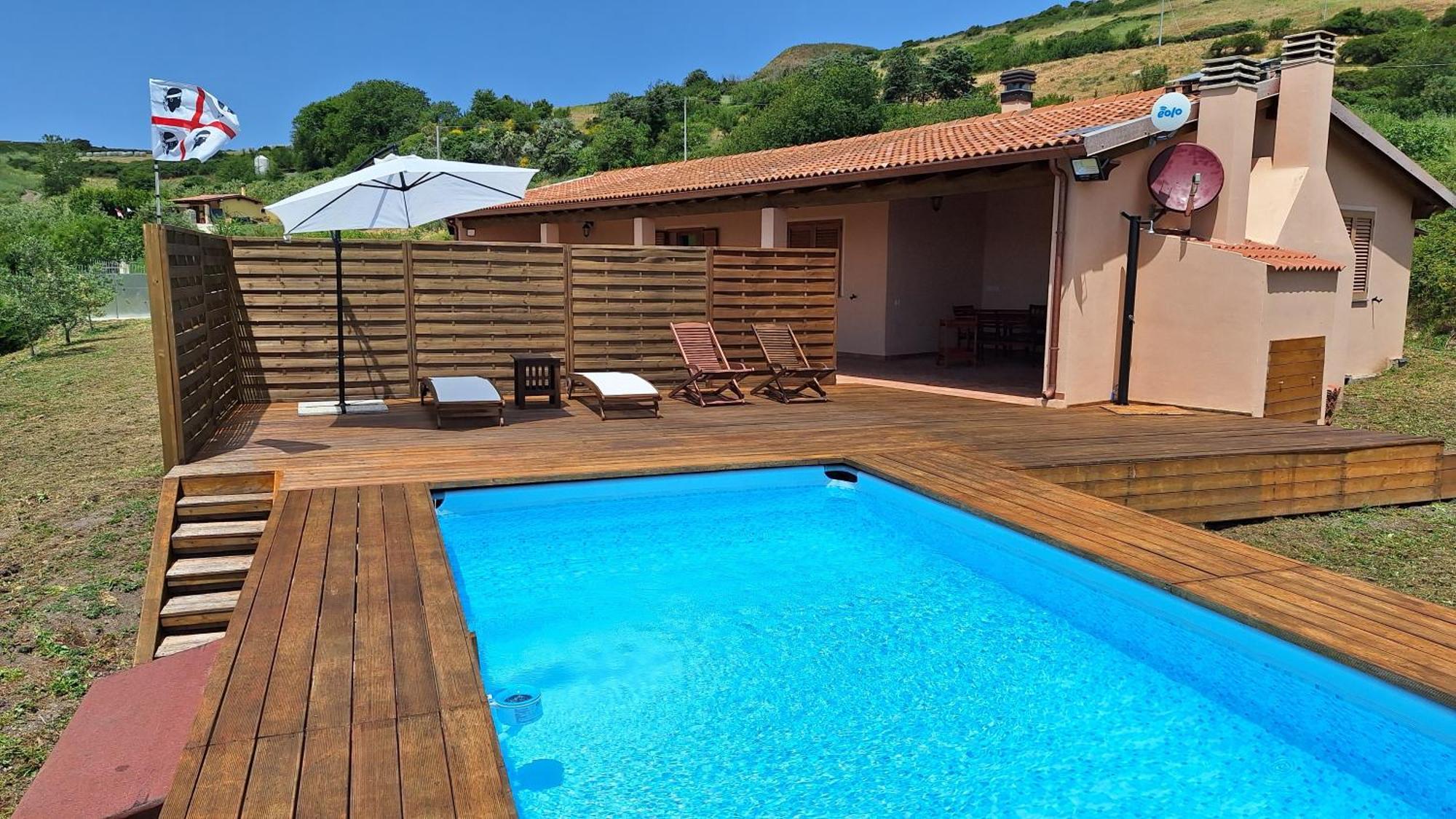Villa Marci Con Piscina Privata A Nulvi Quarto foto